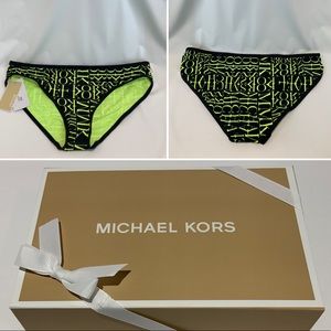 Michael Kors NEON LOGO Bikini Bottom